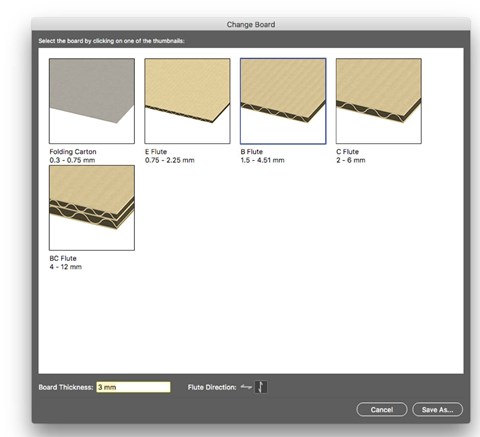 Flute direction for ArtiosCAD files